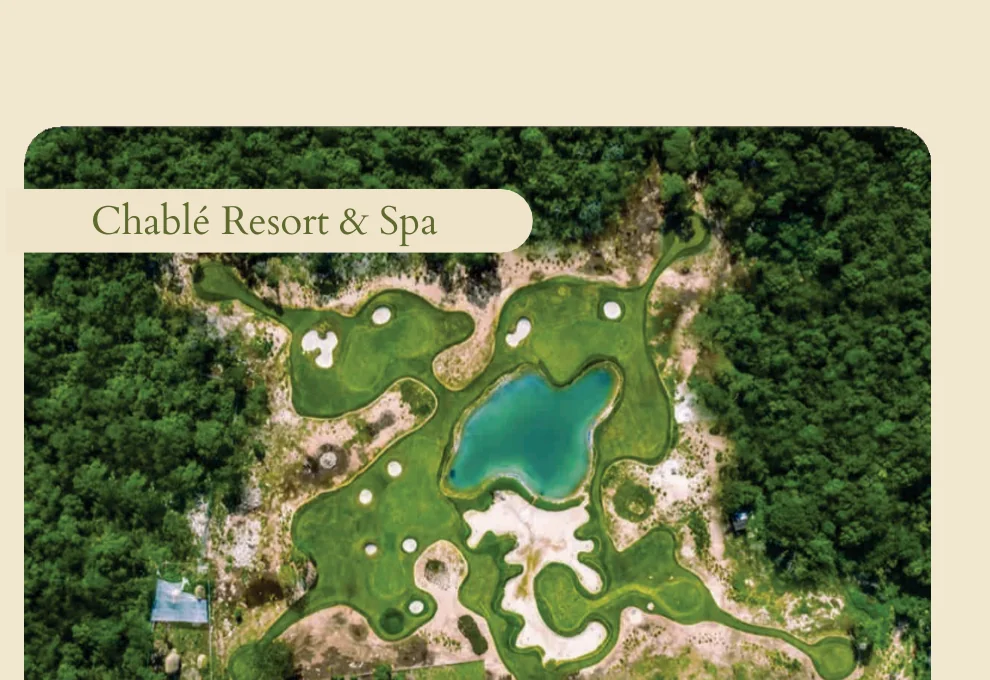 Chablé Resort, built by Maat Handasa, architects of the Selvadentro amenities