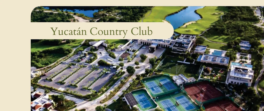 Yucatán Country Club in Mérida, a previous project by the JJF Creando team